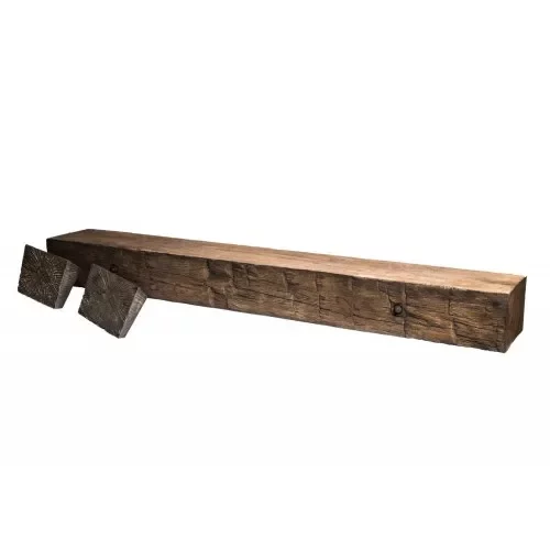 Brown Barn Beam with brackets