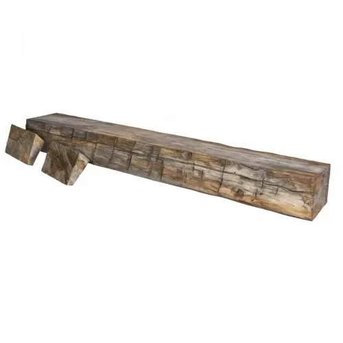 Grey Barn Beam with brackets